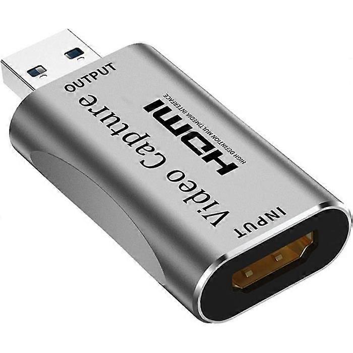Audio Video Capture Card, Hdmi To Usb 3.0 Full Hd 1080P, Hdmi Video Capture Device For Video Editing/Gaming/Streaming
