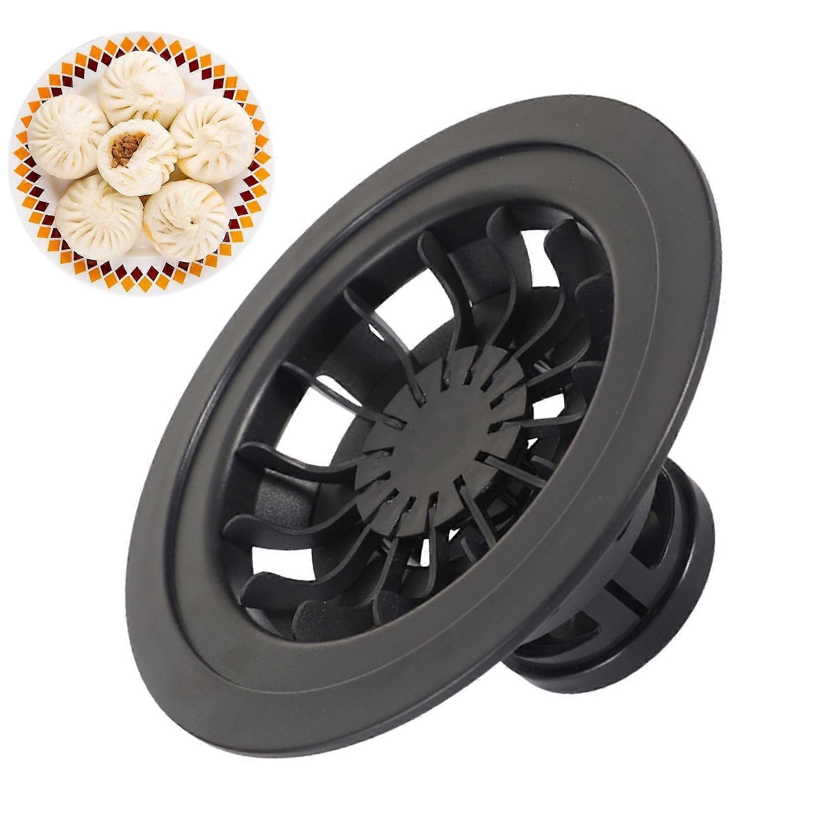 Baozi Maker Machine Dumpling Momos Maker Steam Bun Mold For Home Kitchen Beginner Friendly Black