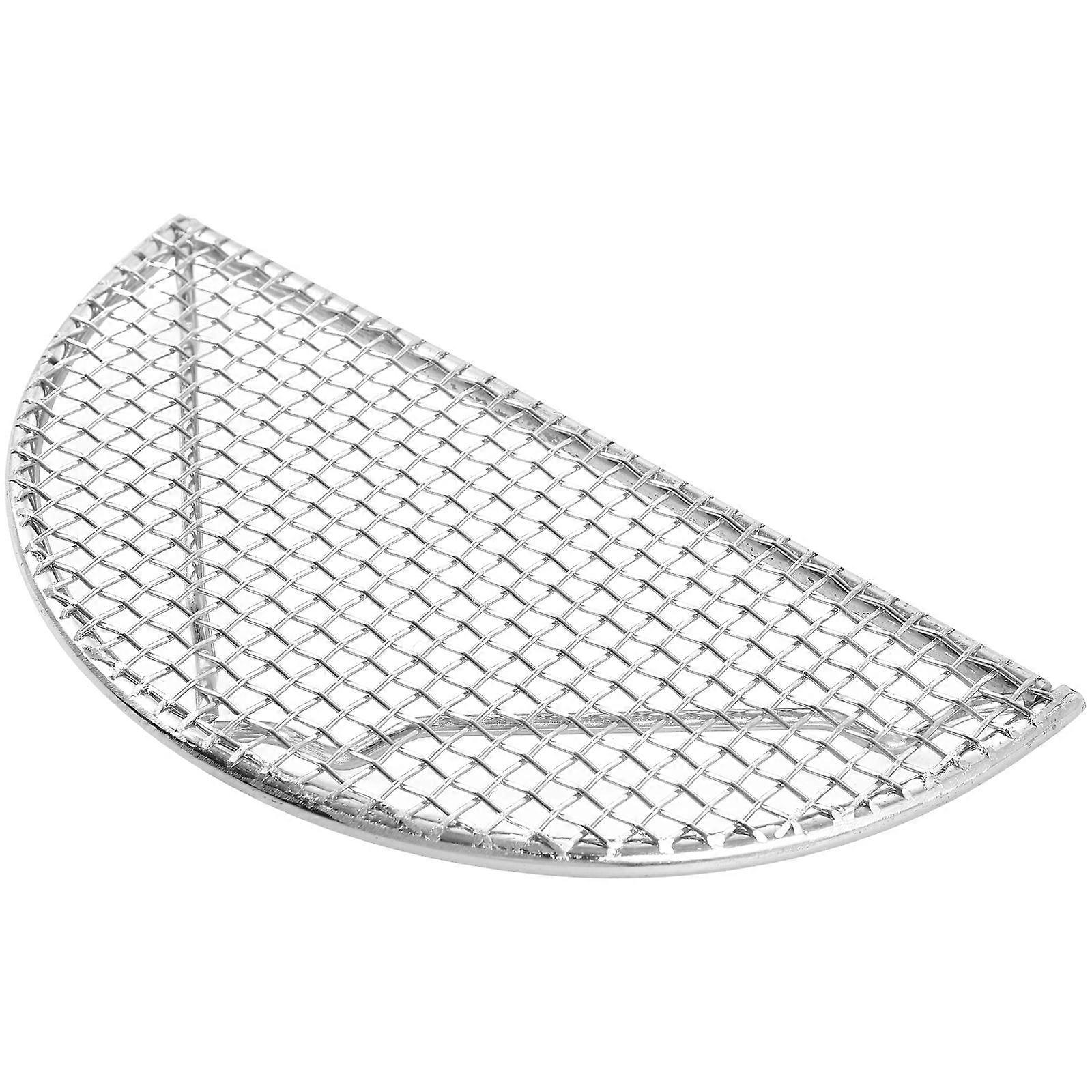 BBQ Grilling Mat Reusable Barbecue Net Home Cooks Outdoor BBQ Stainless Steel 16x8x1 Cm Baking Cooling Rack 1Set