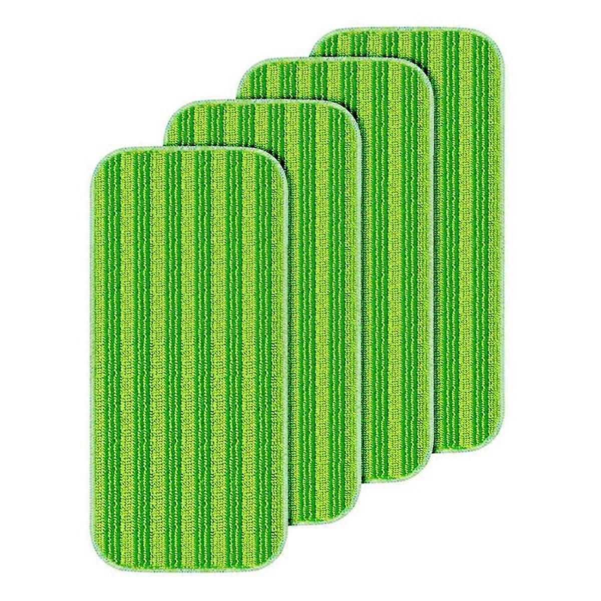 Reusable Mop Pads Compatible for Wet Jet, Wet Jet Pads Refills, Microfiber Replacement Pads 4 Pack