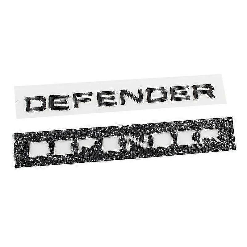 3D ABS Defender Hood and Trunk Emblem Stickers for SUV Accessories 2020-2021