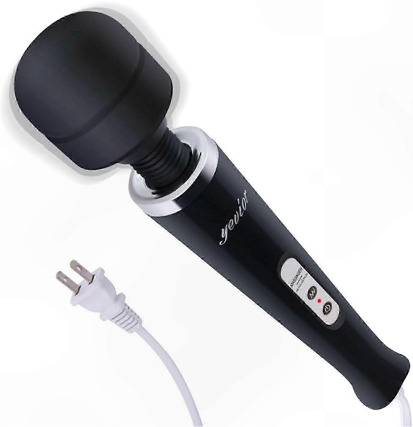 2025 Advanced Wired Handheld Massager with 10 Intensity Levels, Deep Vibration for Full Body Relaxation, Ideal for Personal Therapy and Stress Relief