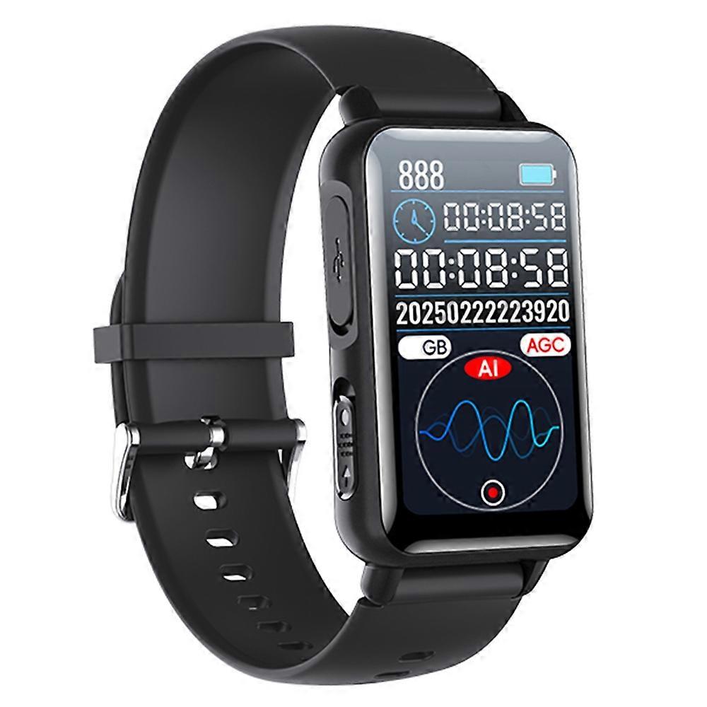 S18A 128GB AI Voice Recorder ChatGPT Smart Transcription App Controlled Recording Watch Translator