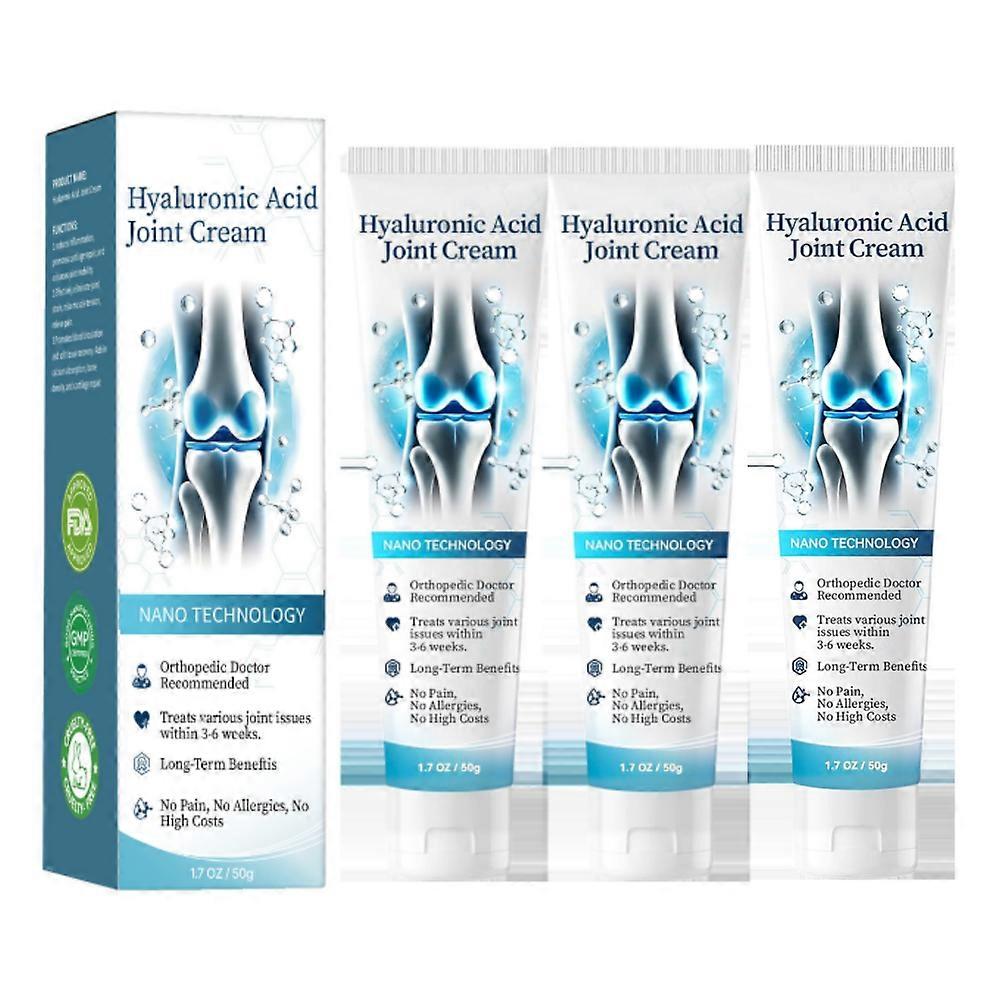 كريم حمض الهيالورونيك للمفاصل، كريم تدليك المفاصل بحمض الهيالورونيك، جل متقدم للعناية بالمفاصل والعظام للظهر والرقبة واليدين والركبتين