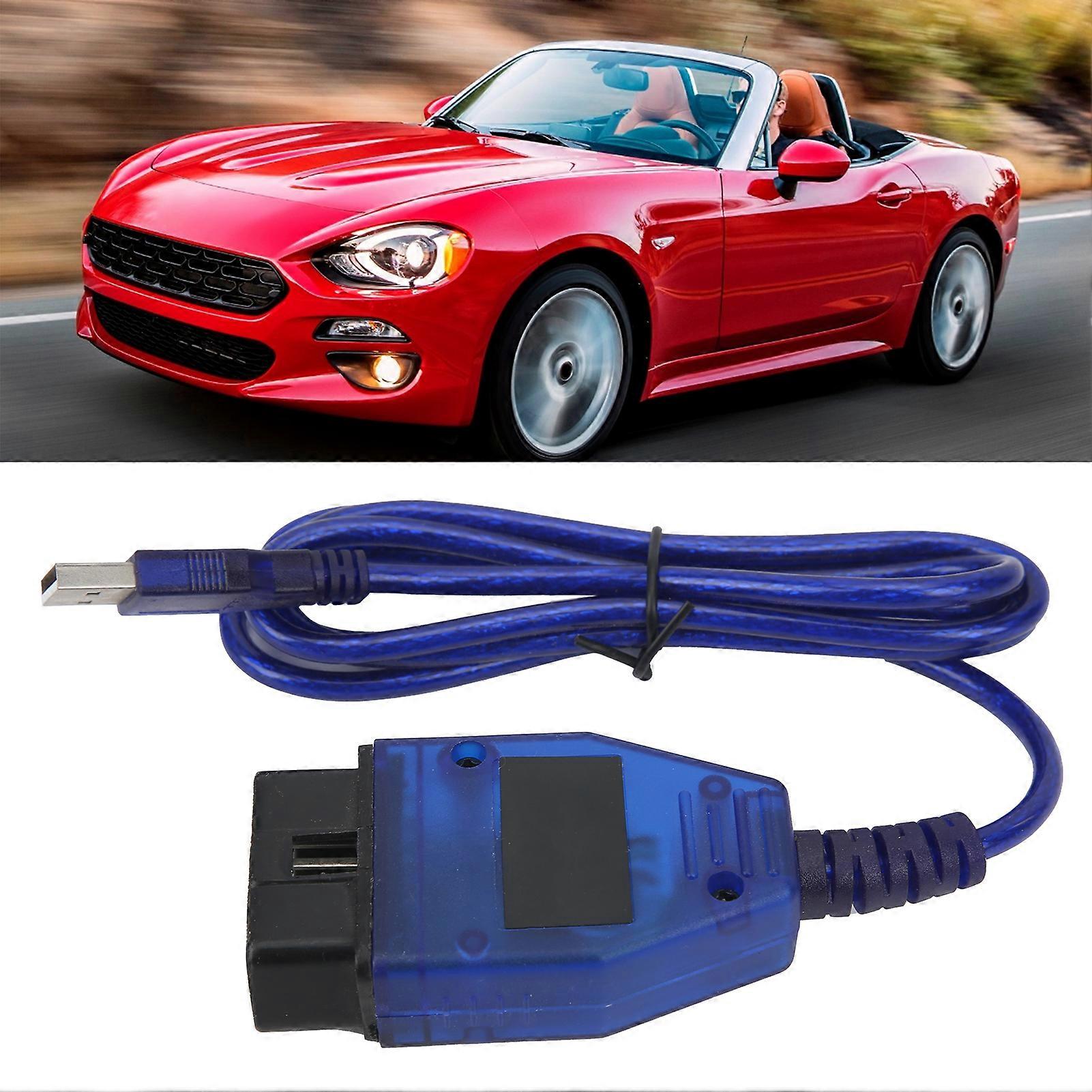 Professional Auto OBD Cable ECU Scanner Diagnostic Tool Blue