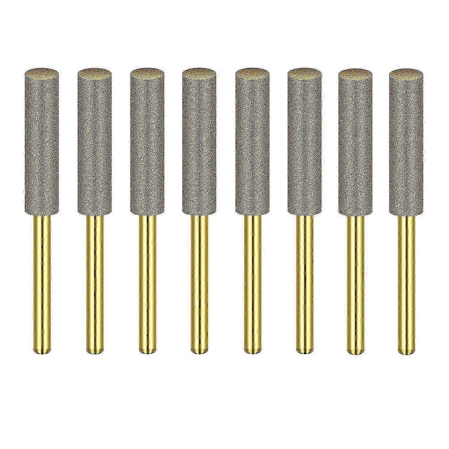 8pcs High Hardness Diamond Chainsaw Sharpener-stone File,diamond Sharpening Wheels Chainsaw File(3/