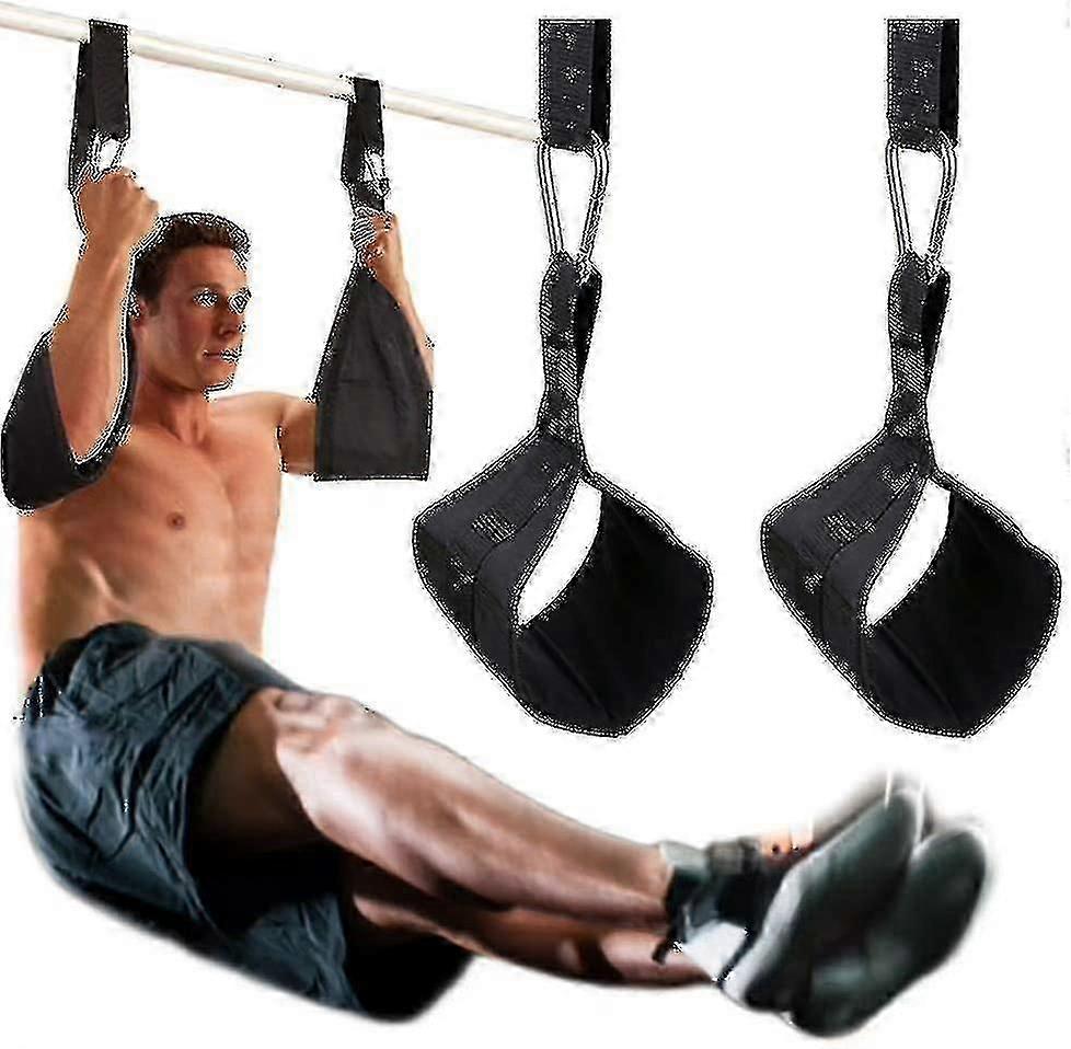 Hanging Ab Straps Arm Straps For Abdominal Training Equipment With D-ring Hook