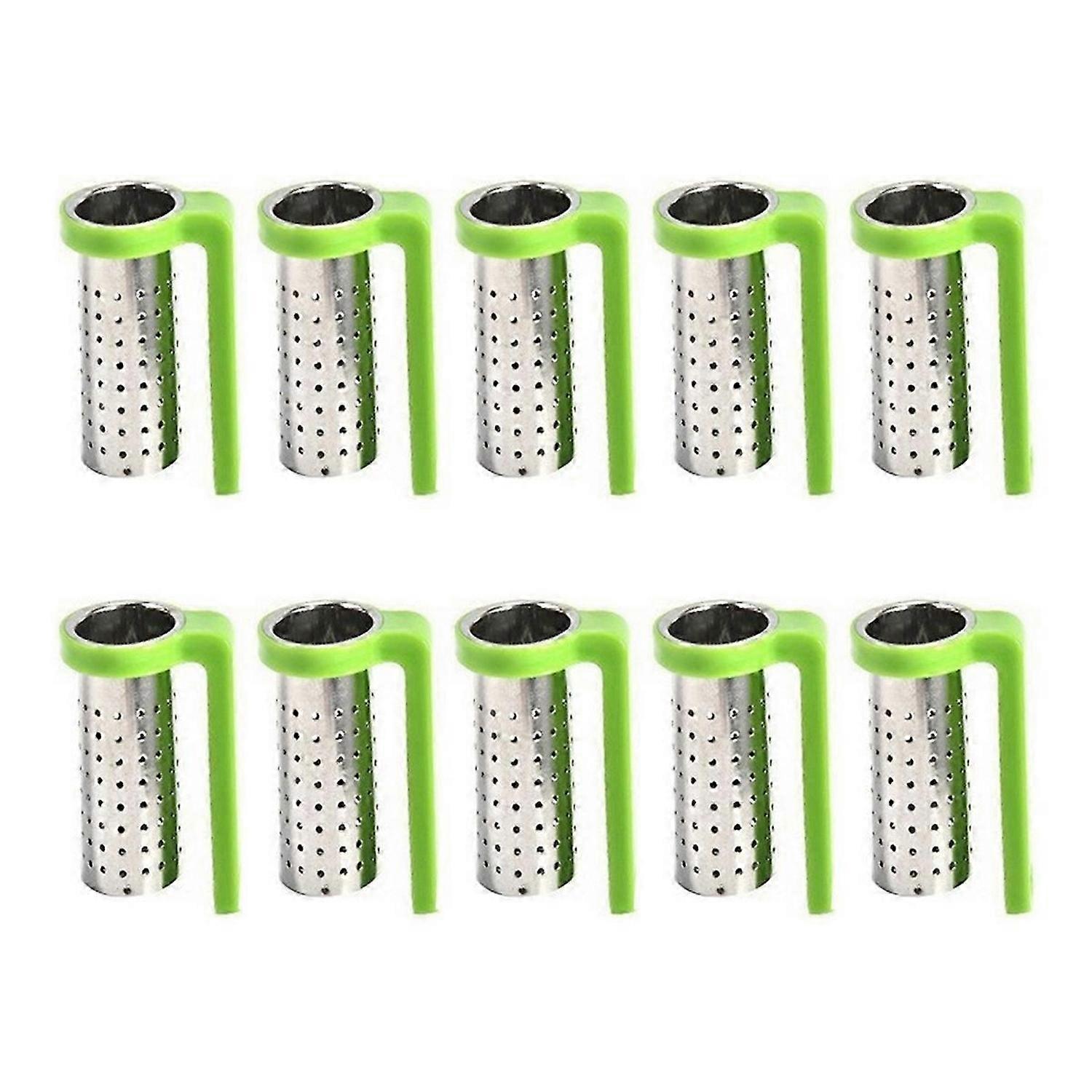 Tea Infusers Strainers Sieve Stainless Steel Infusers grass green