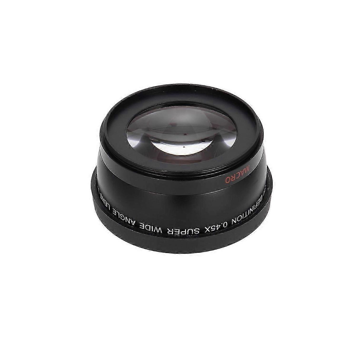 58MM Wide Angle 0.45x Converter Lens with Macro Close-Up Attachment