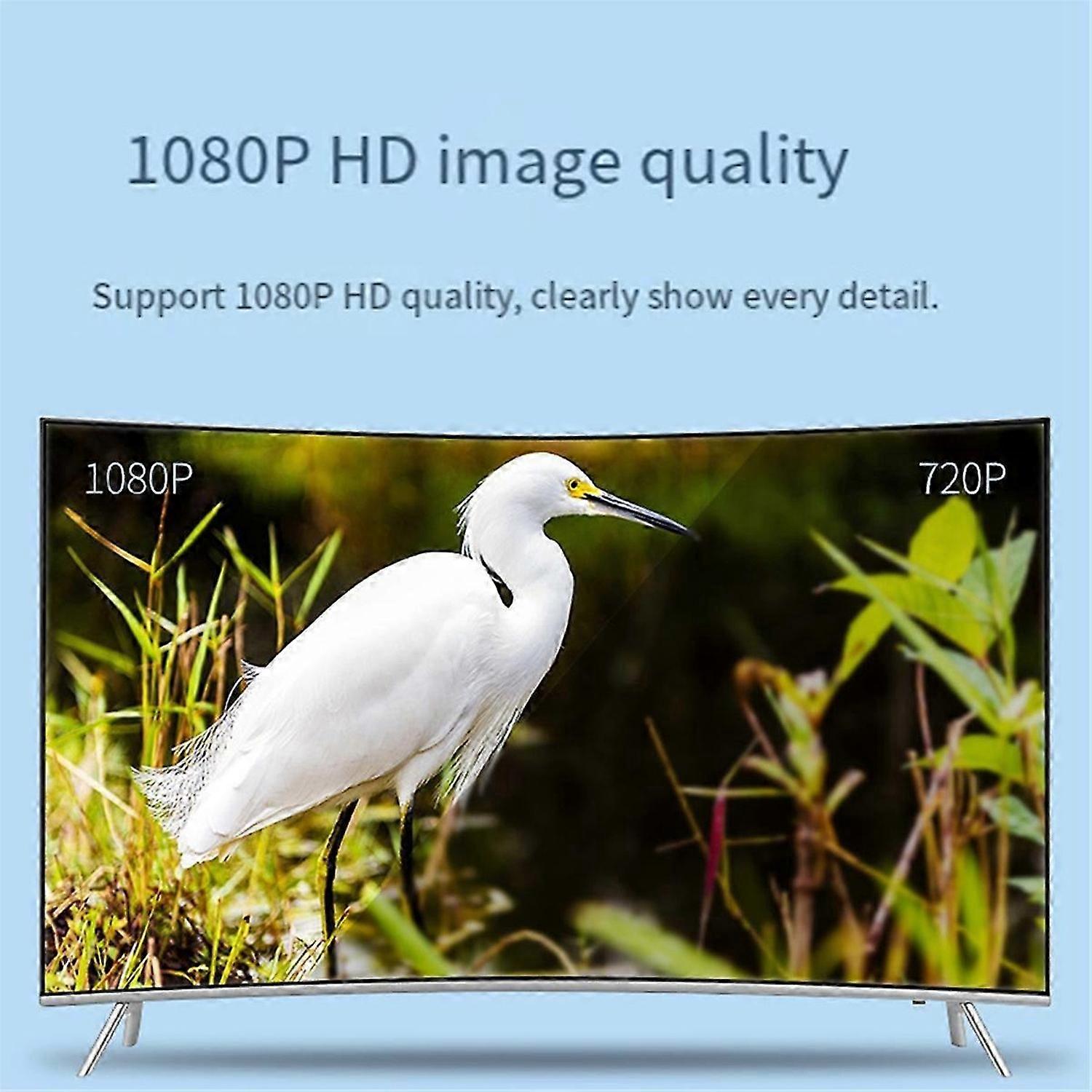 Wireless Display Adapter WiFi Screen Cast Mirroring Media Streaming Receiver für Telefon/PC/Tablet zu