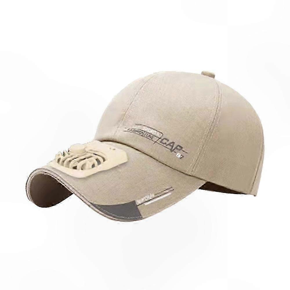 Adjustable Baseball Cap with Built-In USB Charging and Cooling Fan