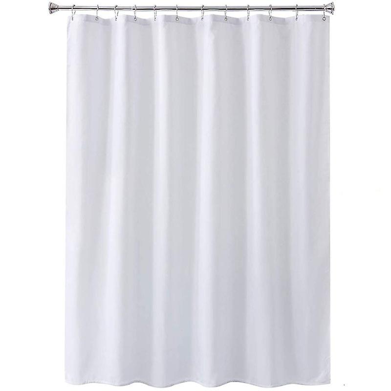 Plain Polyester Microfiber Eyelet Curtain, White,