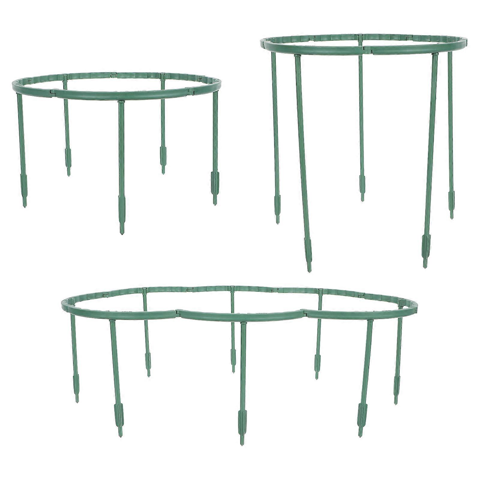 Flower Protection Rack Flower Protection Rack for 2Sets Green Plastic