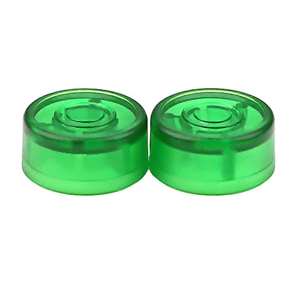 Green Guitar Effect Pedal Control Footswitch Topper Replaceable 2Pcs