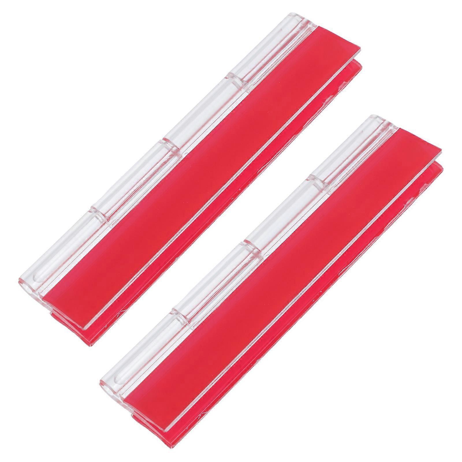 Transparent Acrylic Hinges for Box Lid Use 2Pcs Self-Adhesive Multi-Use Hinges