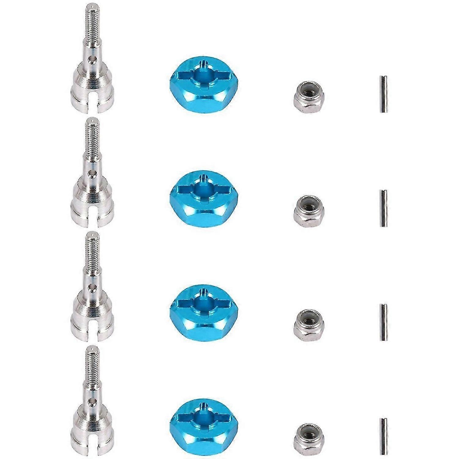 Wheel Conversion Set Axle for WLtoys 1/18 A959 etc Car Upgrade Parts