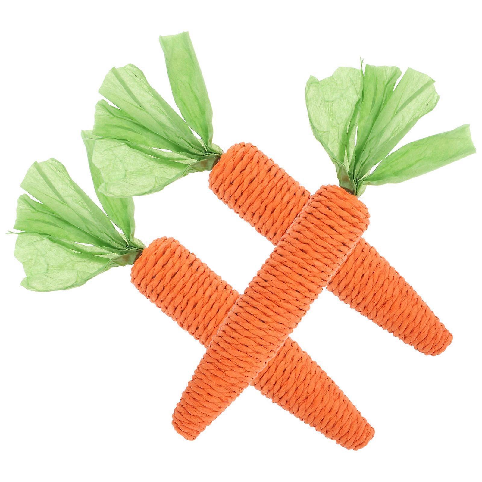 Rabbit Chew Toys for Teeth Bunny Chewing Toy 12Pcs Corn Core Hamster Toys
