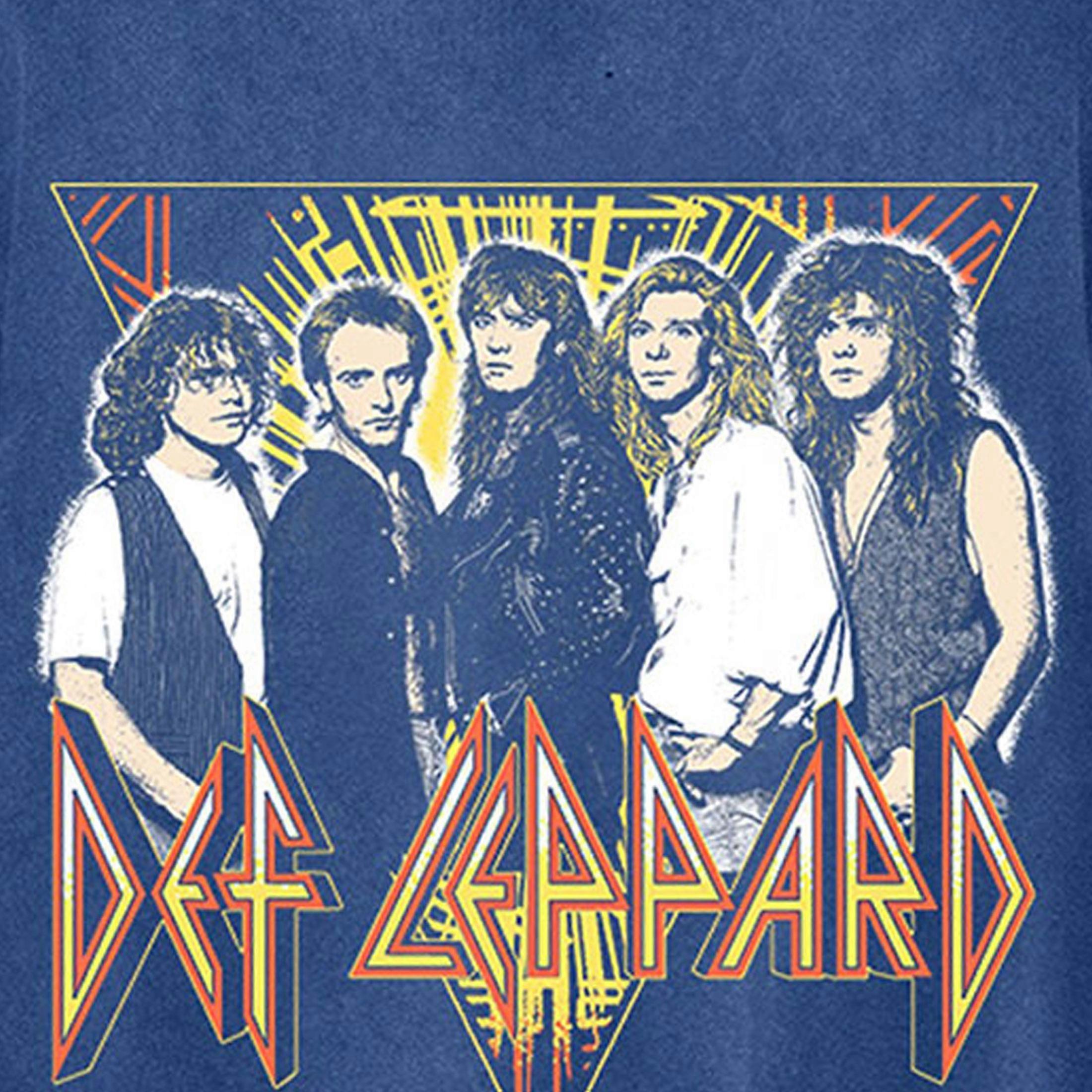 Def Leppard Band Photo T Shirt