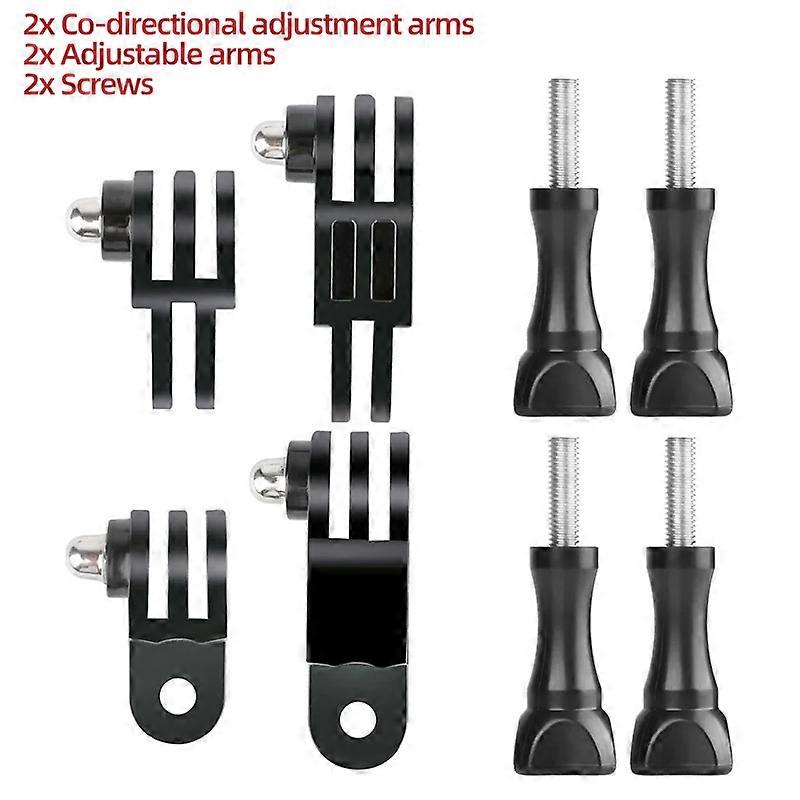 For GoPro Three-Way Adjustable Arm Extension Pivot Arm Adjustment Mount For GoPro Hero 13 12 11 10 Insta360 X4 X3 DJI Action 4 3
