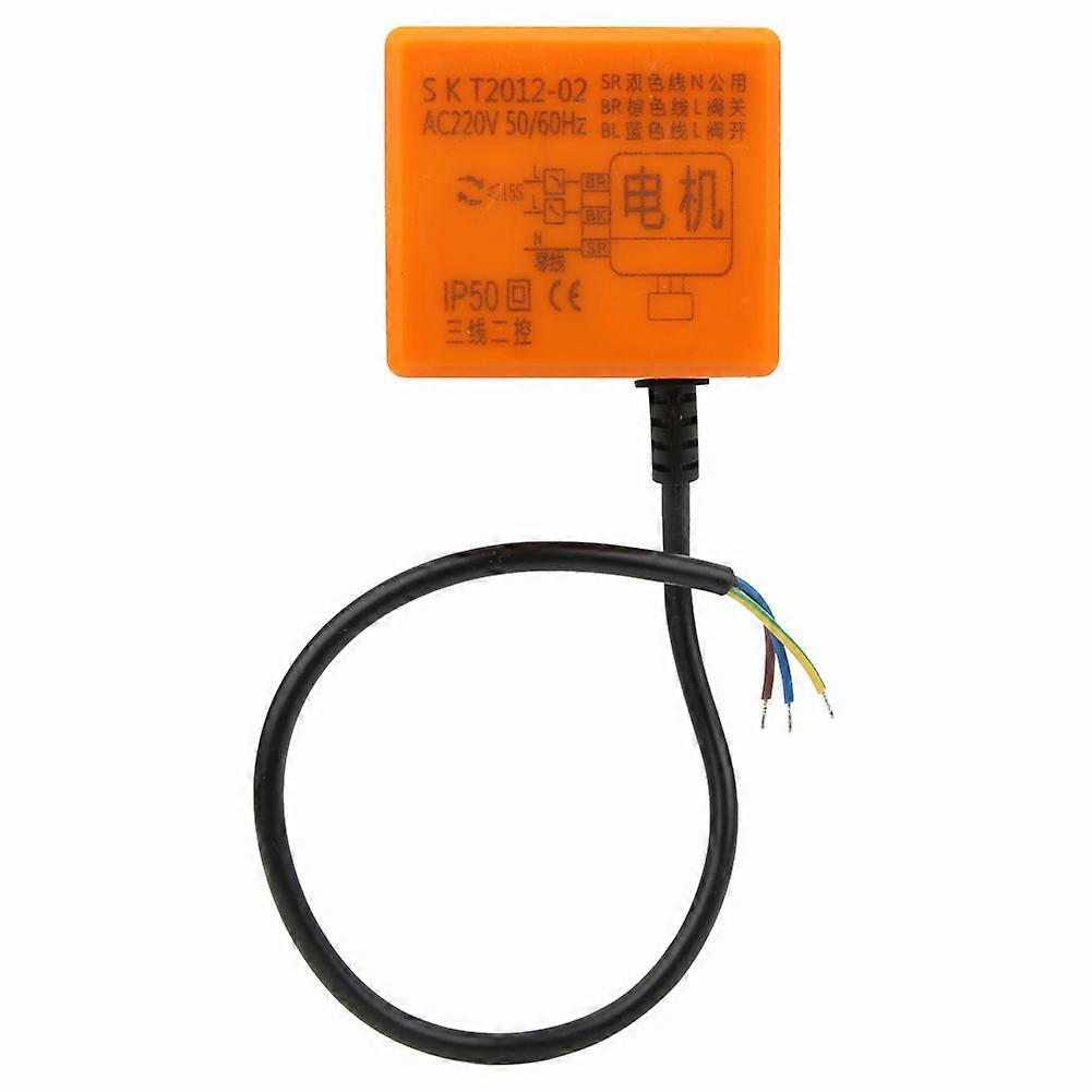 Vanne électrique AC220V G1" à 3 fils, commande 2 points, filetage femelle/mâle, vanne à boisseau sphérique motorisée