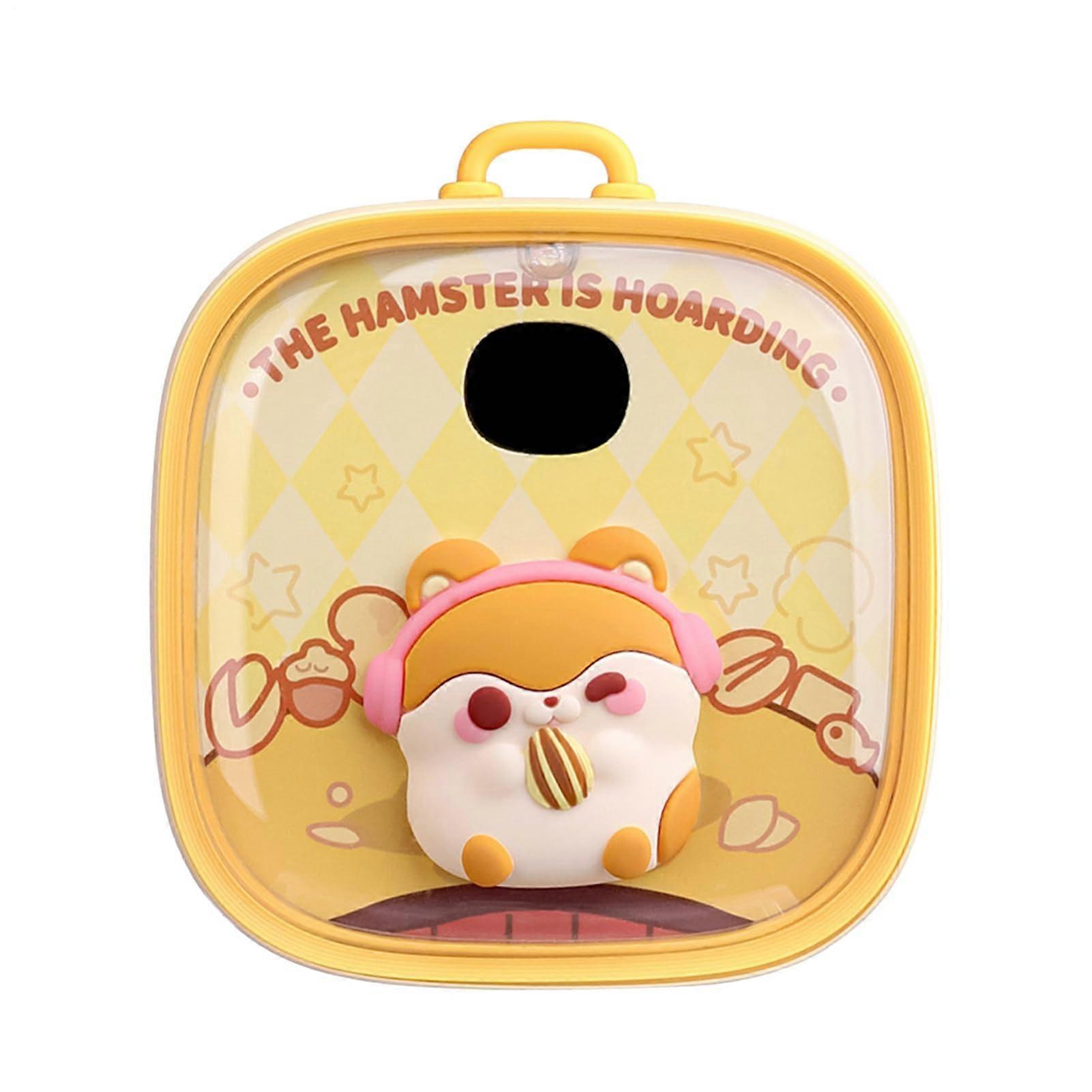 Hand Warmer Rechargeable Heater 5Speed Heat Settings Digital Display ABS Silicone Pink 3.15x1.42x3.46 In Night Light