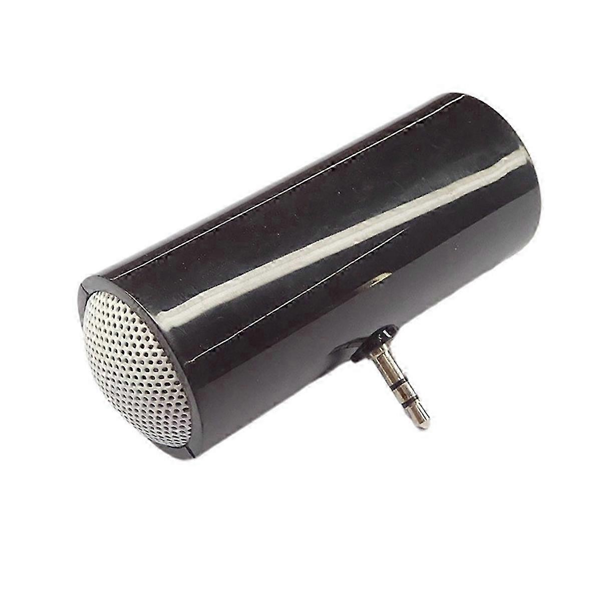 Compact 3.5mm Portable Speaker with Plug-and-Play Functionality for Mobile Devices and Tablets