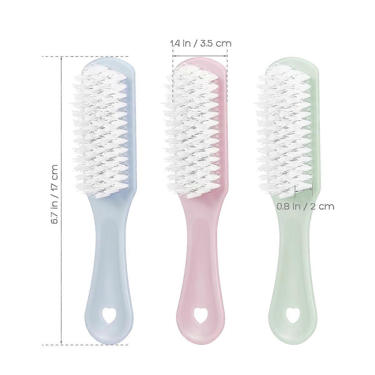 Hanging Cleaning Brush Healifty Shoes Brush for Cleaning Use 2Pcs Assorted Colors