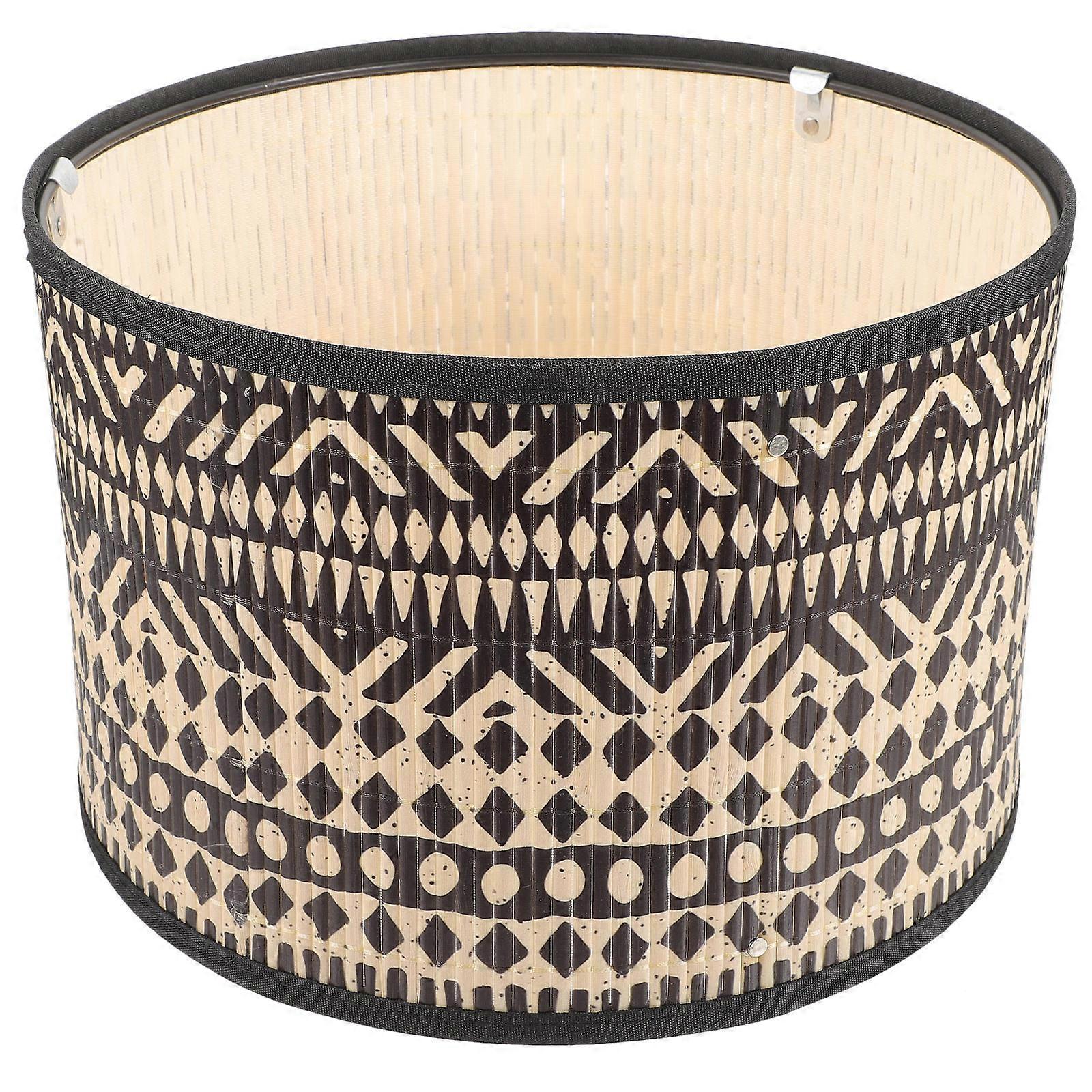 Bamboo Lampshade Abstract Style Pendant Decoration Home Decor 30.00X30.00X20.00CM 1Pack