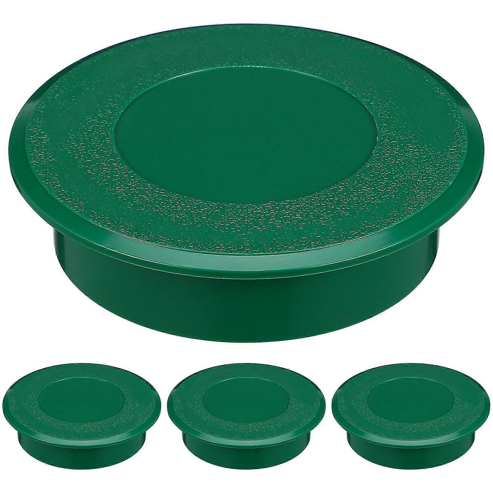 Green Hole Cup Golfing Practical Tool for Outdoor Use 4Pcs