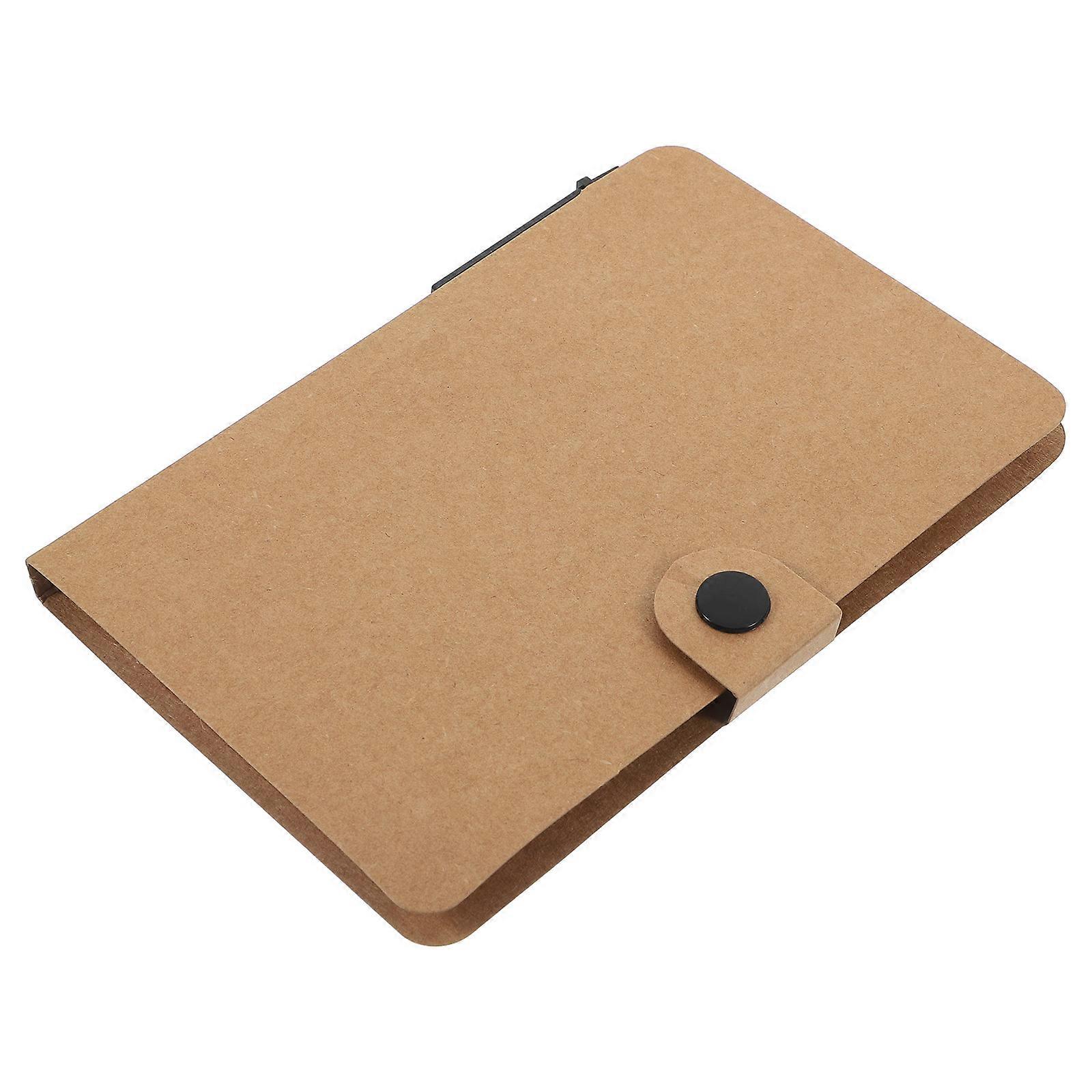 Small Notebook with Pen Holder Notebook with Tabs for Office Supplies 2Pcs