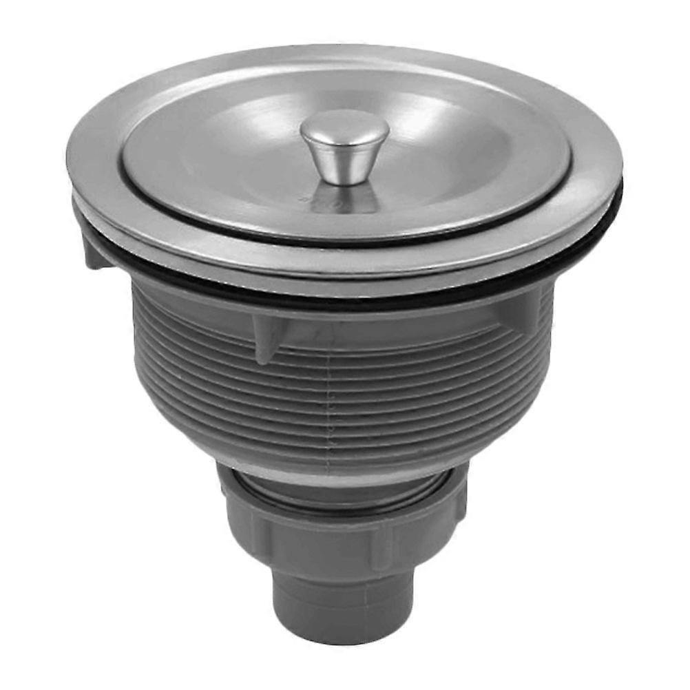 Silver Kitchen Sink Drain Strainer Basket 5Pcs Stainless Steel for Efficient Filtration