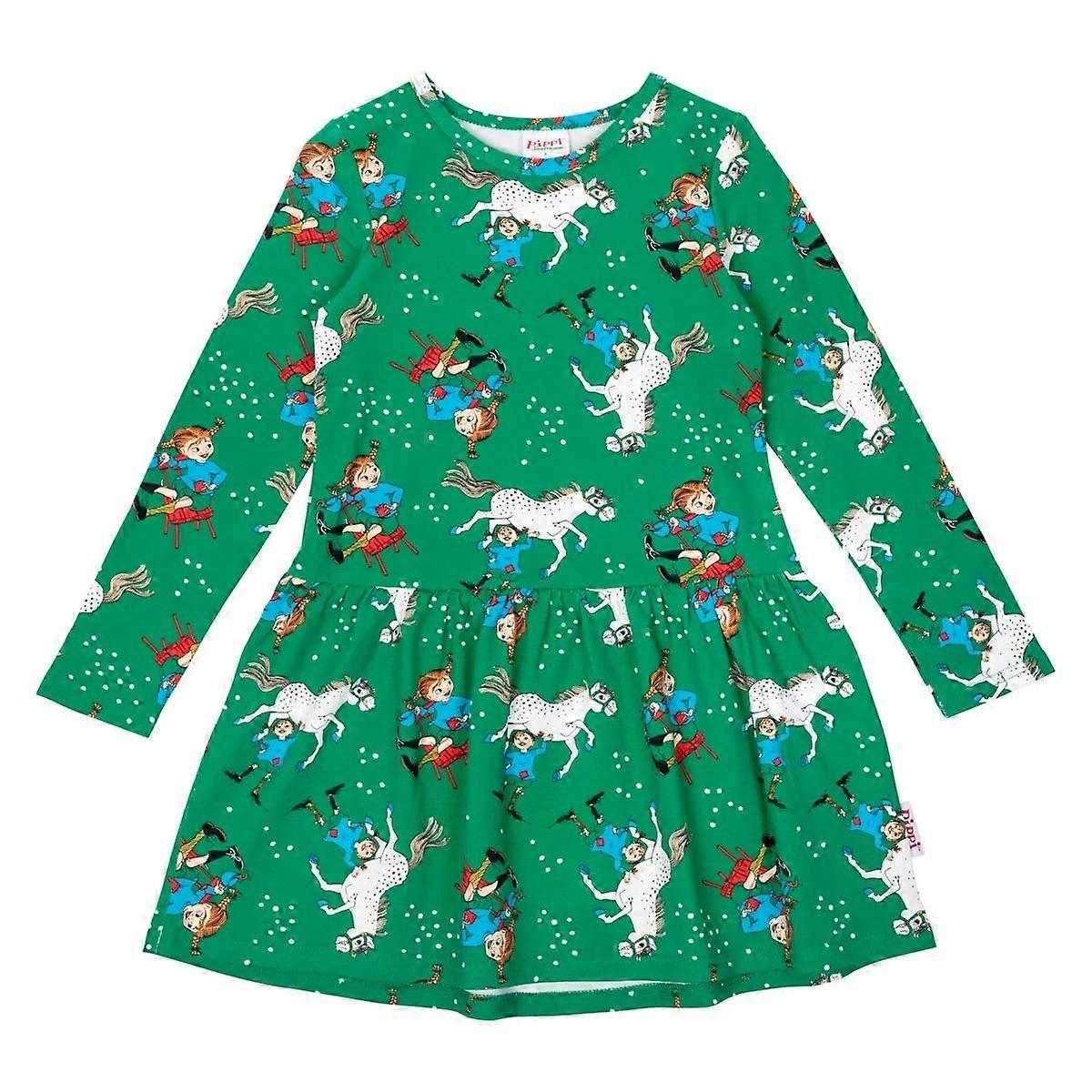 Pippi Langstrumpf Confident Kleid grün