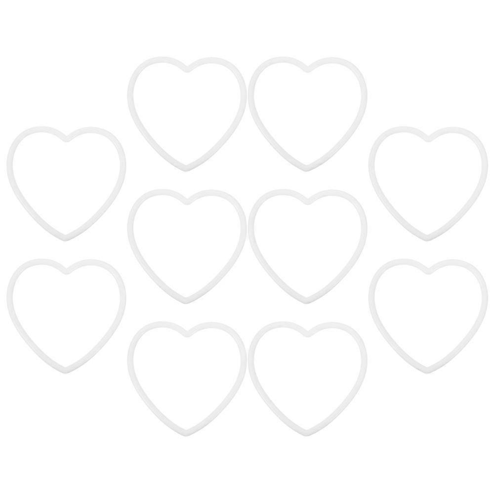 Heart Dream Catcher Hoops Plastic Rings for 50Pcs Craft Projects