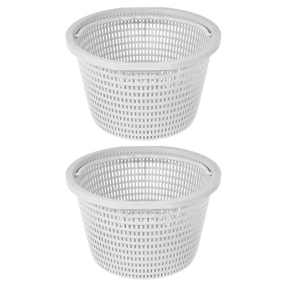 Pool Skimmer Basket Replacement for Efficient Filtration 6Pcs Plastic