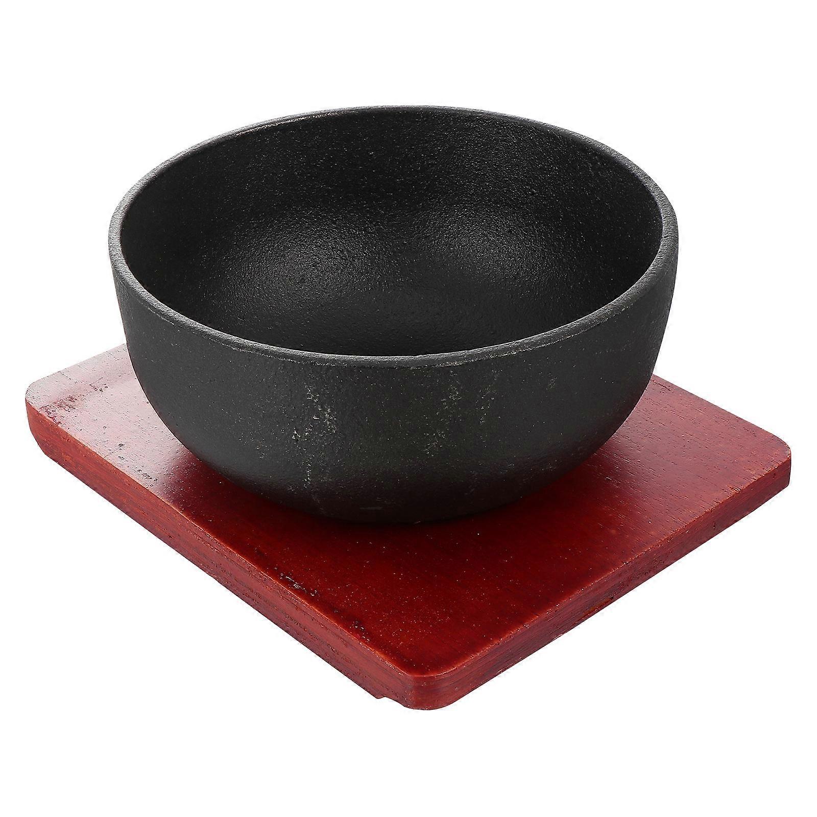 Black Cast for Braised Chicken 2Pcs Kitchen Cooking Set