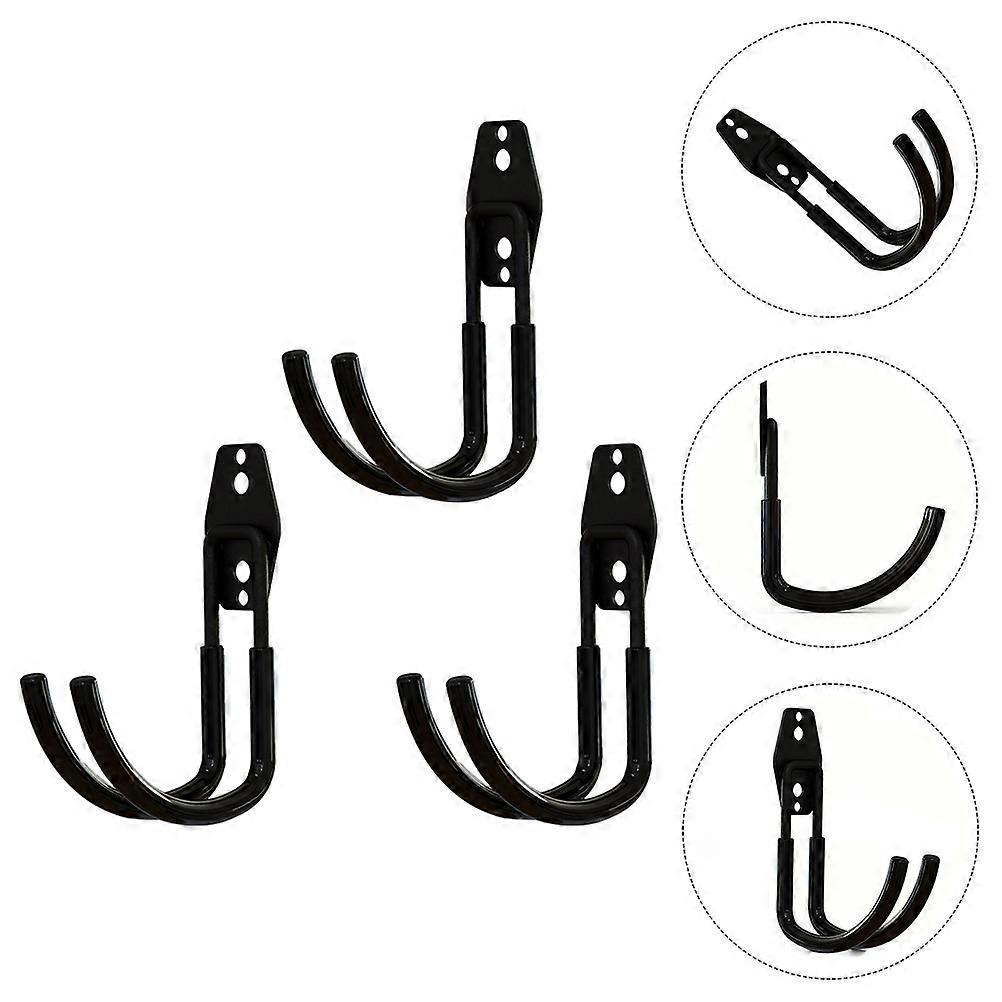 Garage Hanging Hooks Multi Function Tool Hook Round Metal Logistics Wall Holders For Tool 8 8x14 5cm 3Pcs