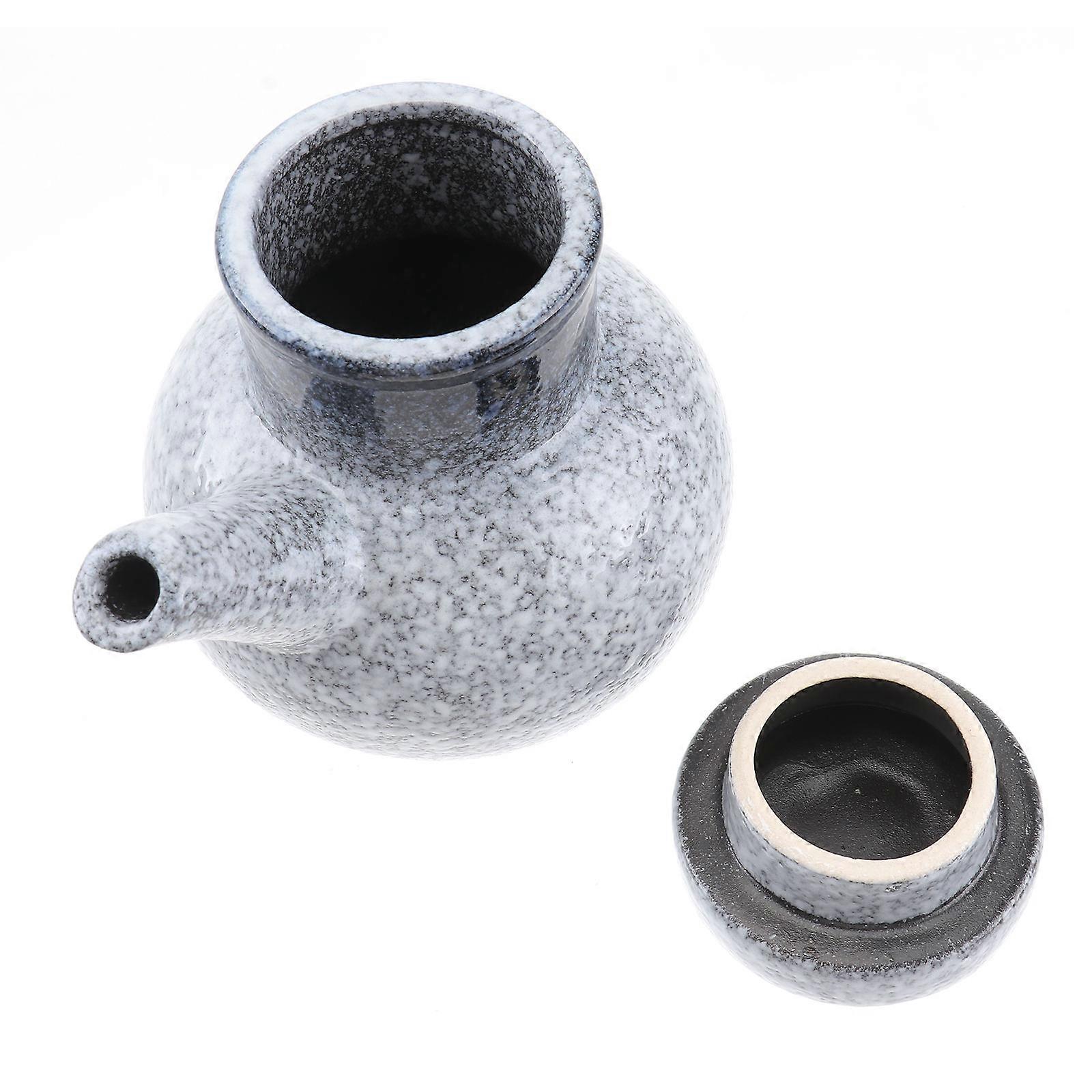 Spice Kettle Ceramic Seasoning Bottle for Kitchen Use 2Pcs Set