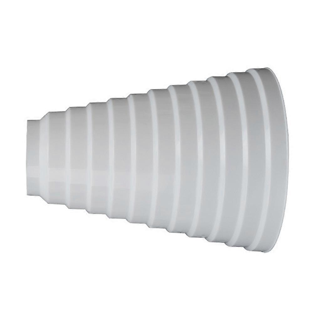 Duct Inline Reducer White Plastic Adapter for 1 Useful Piece