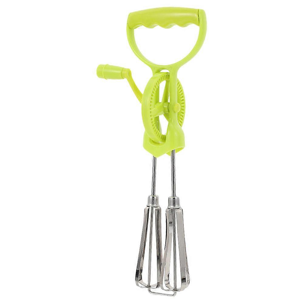 Manual Hand Crank Egg Mixer Plastic Handle for Kitchen Use 4Pcs