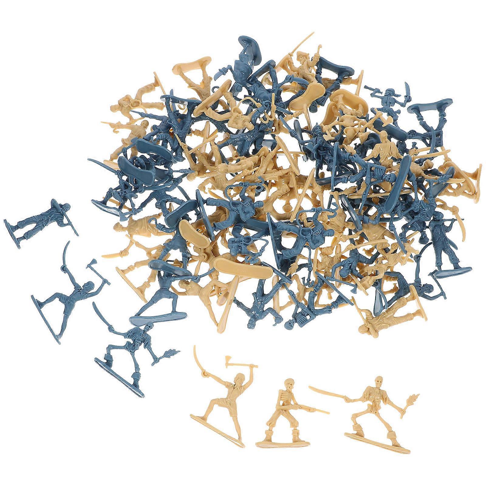 Pirate Soldier Figures Sand Table Miniature Models for Decoration 160Pcs