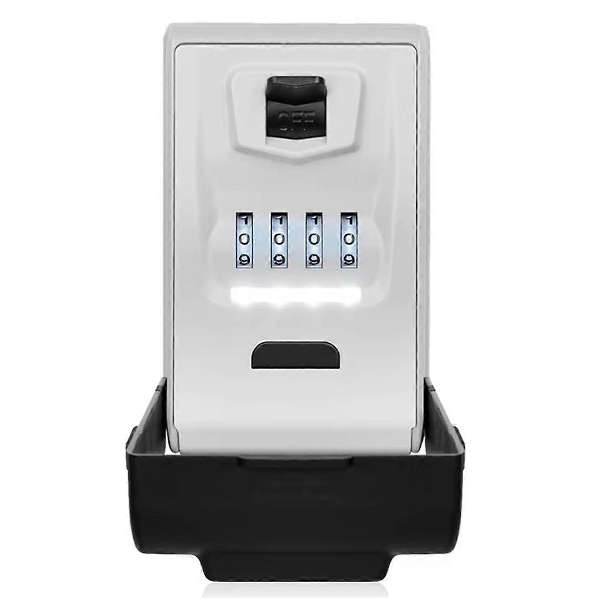 Key Lock Box with Light Up Dials Waterproof Combination