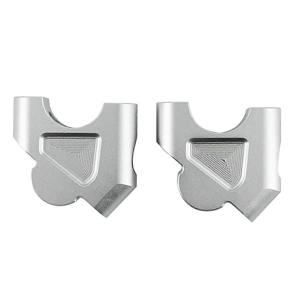 1 Pair Handlebar Riser Clamp for R1200GS ADV 2013-2022 Silvery