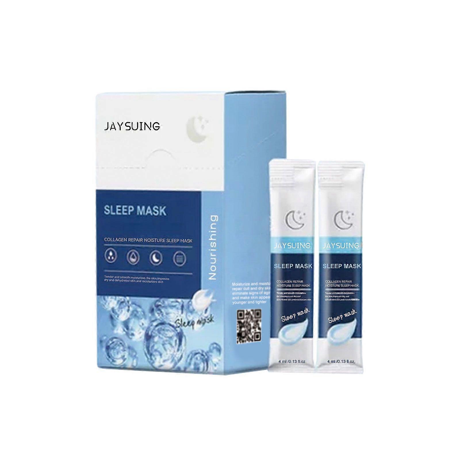 Jaysuing Anti-Wrinkle Collagen Sleep Mask, Reduces Fine Lines, Firming Skin And Anti-aging No-wash Mask