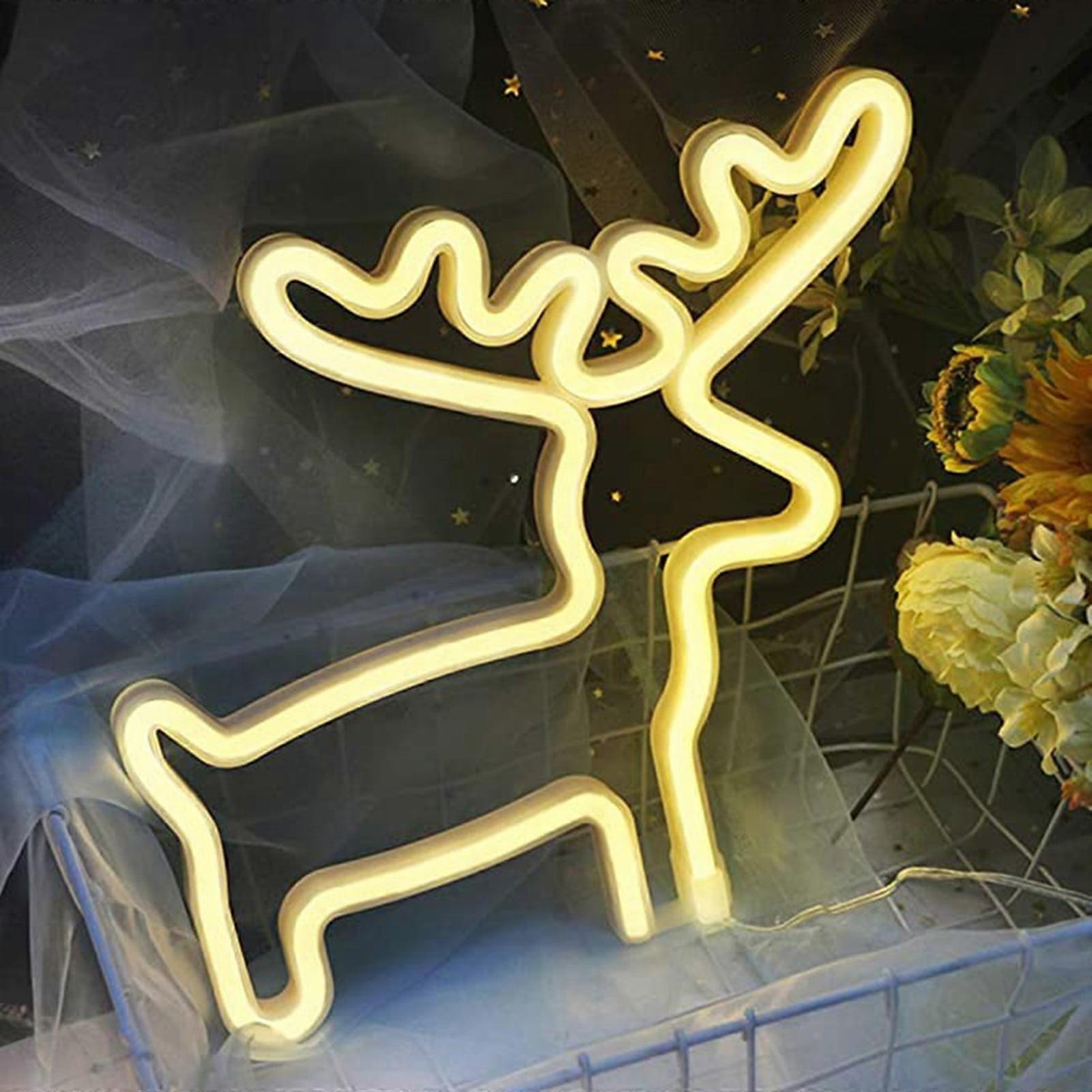 Jacenvly Christmas Lights for Tree Clearance Led Styling Light Led Decorative Small Night Lights Neon Base Model Room Decor