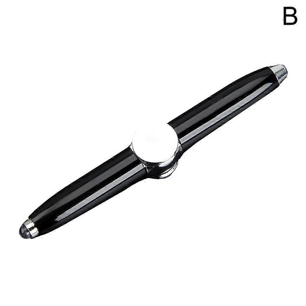 Alloy LED Spinner Pen with Smooth Bearings for Office Stress Relief and Fidgeting 4.06 Inch Writing Tool