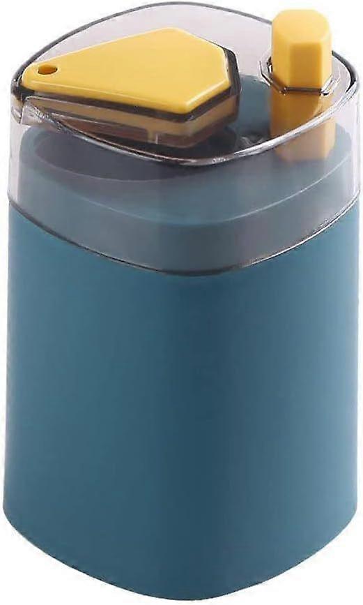 Automatic Toothpick Holder Toothpick Dispenser Creative Toothpick Box Portable Toothpick Dispenser Storage Box Automatic Toothpick Box (Blue)