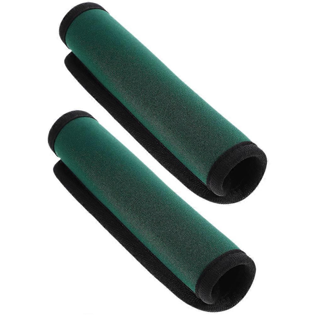 Dark Green Luggage Handle Covers for Handle Protection 8Pcs Set