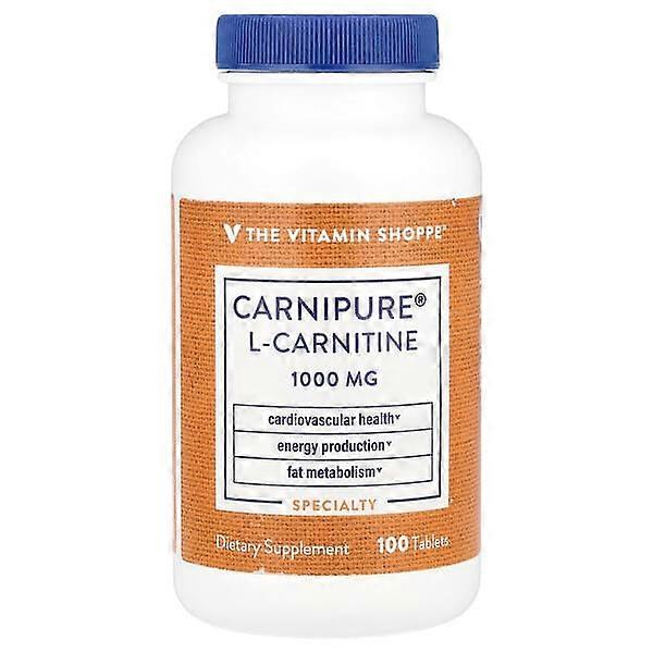 The Vitamin Shoppe, CarnipureÃÂÃÂÃÂÃÂÃÂÃÂÃÂÃÂ® L-Carnitine, 1,000 mg, 100 Tablets