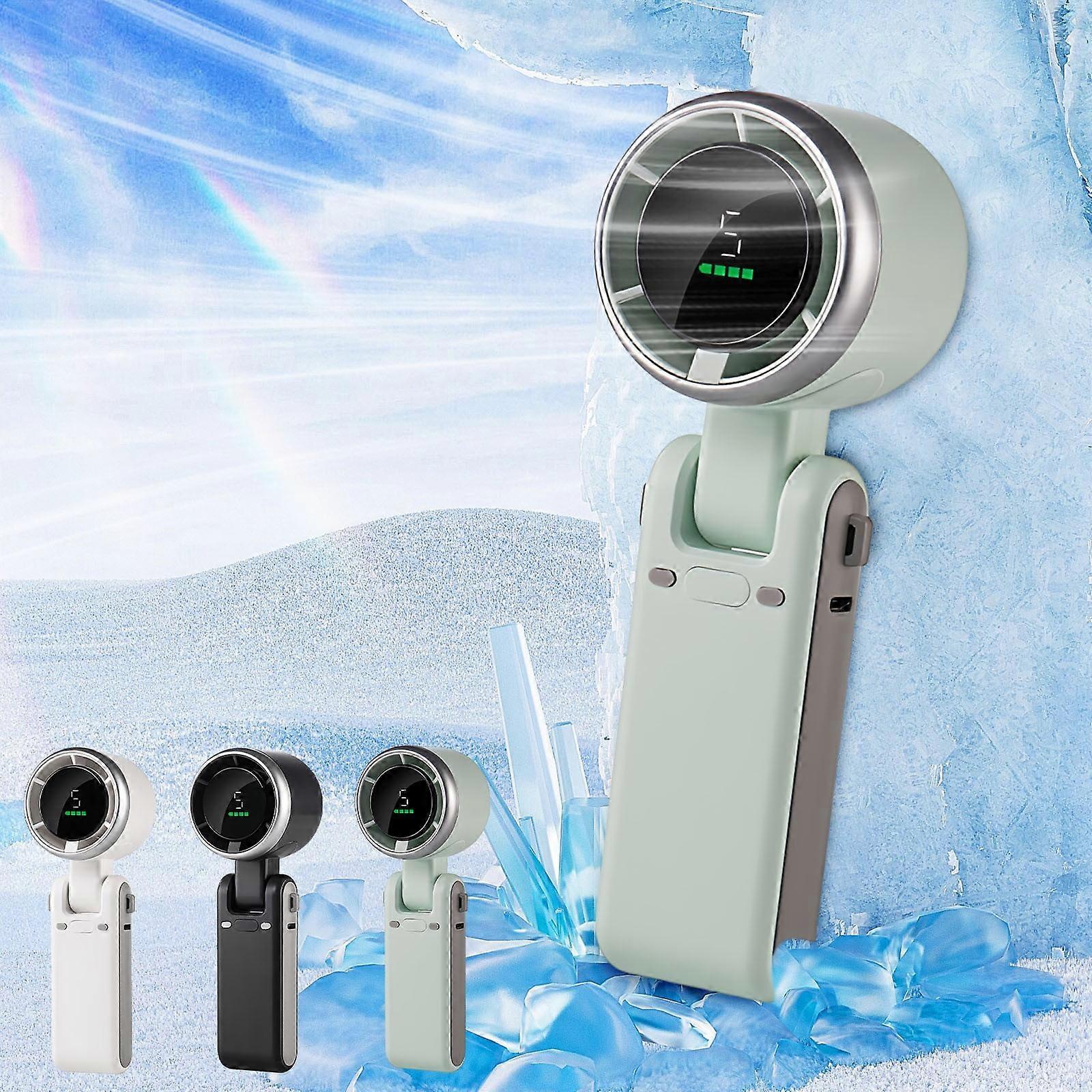 Jacenvly New Fall Decorations for Home, Compatible with Portable Hand-Held Folding High-Speed Turbine Fan for Outdoor, Desktop, Office Cooling