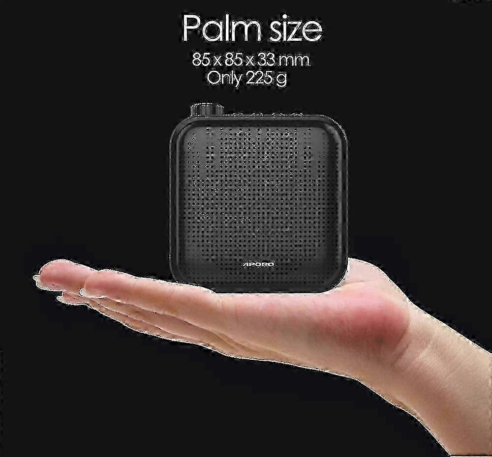 12W Rechargeable PA System with Wired Microphone for Teachers, Tour Guides and More, Suitable for Various Brands, 1200mAh Battery Power New-Arrival